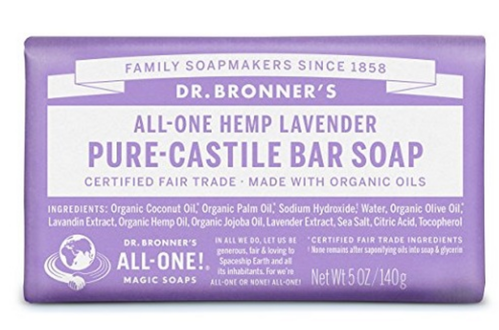 Dr Bronner Lavender Magic Bar Soap 140g