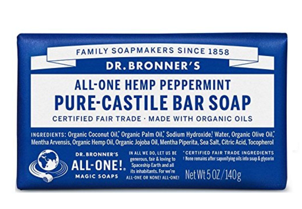 Dr Bronner Peppermint Magic Bar Soap 140g