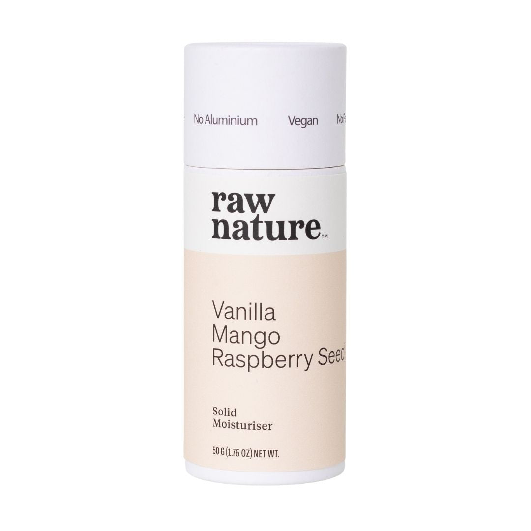 Raw Nature - Lotion Stick - Vanilla Mango and raspberry